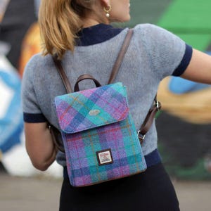 Harris Tweed Tummel Mini Backpack