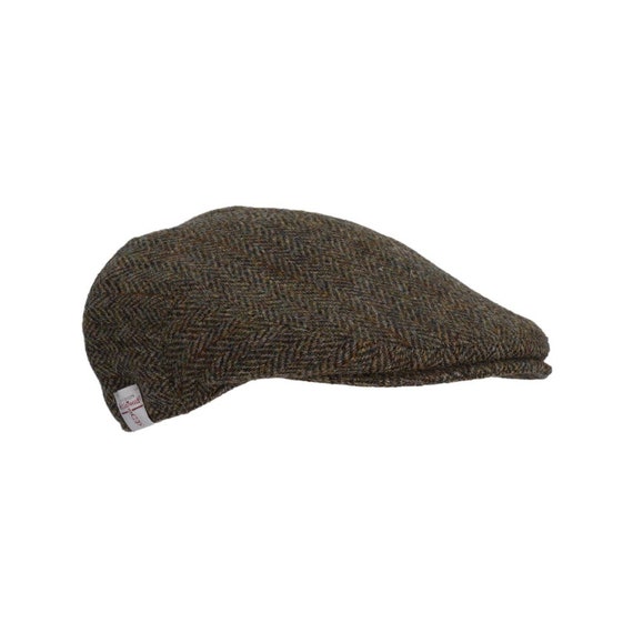 Harris Tweed Oakmoor Country Flat Cap - Etsy