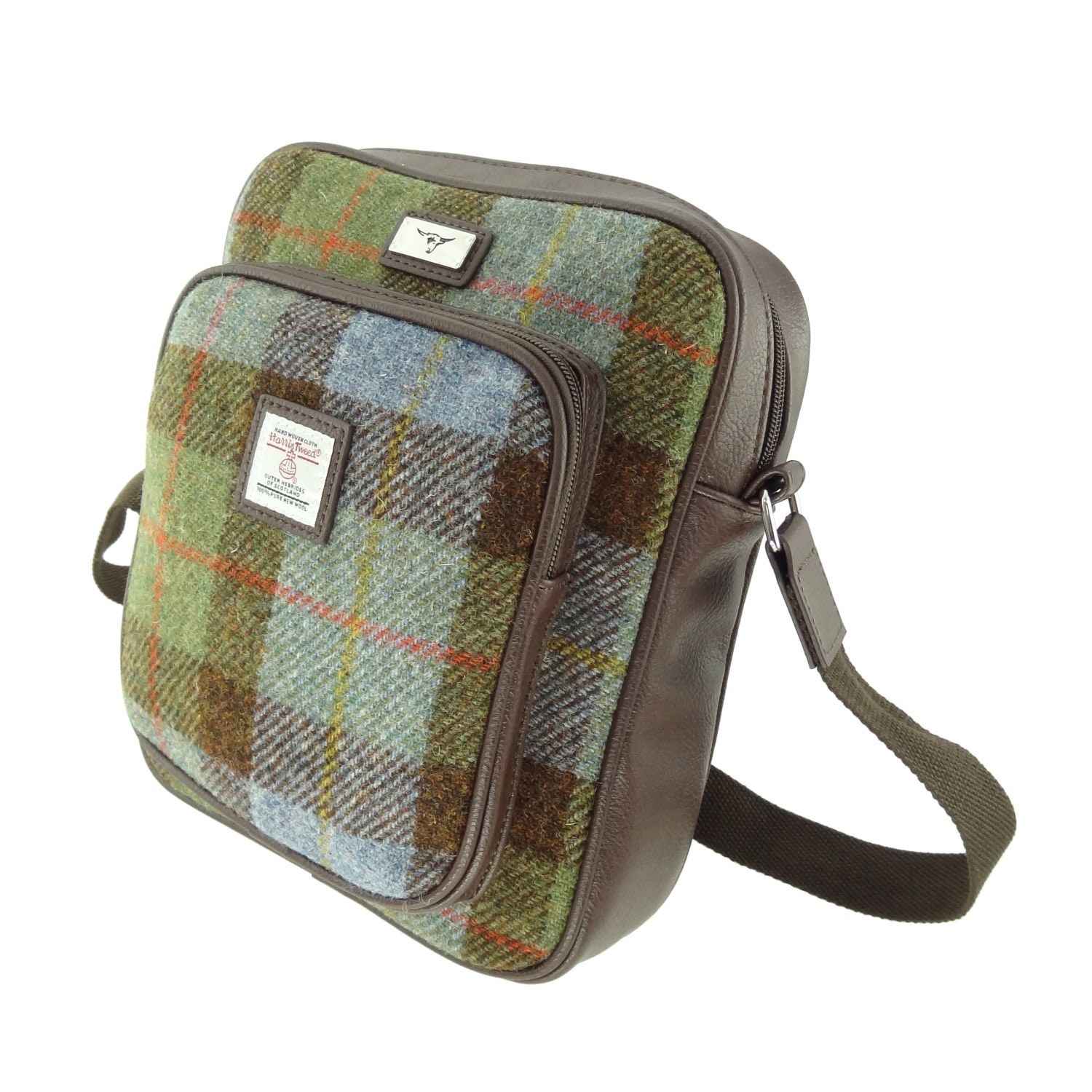 Harris tweed man bag deals
