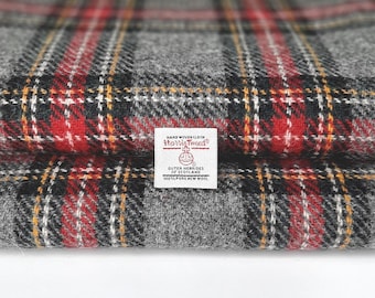 Harris Tweed Fabric Grey Tartan Metre Yard Lampshade Kit Sizes Available