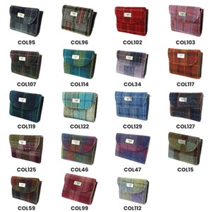 Cartera corta Harris Tweed Jura