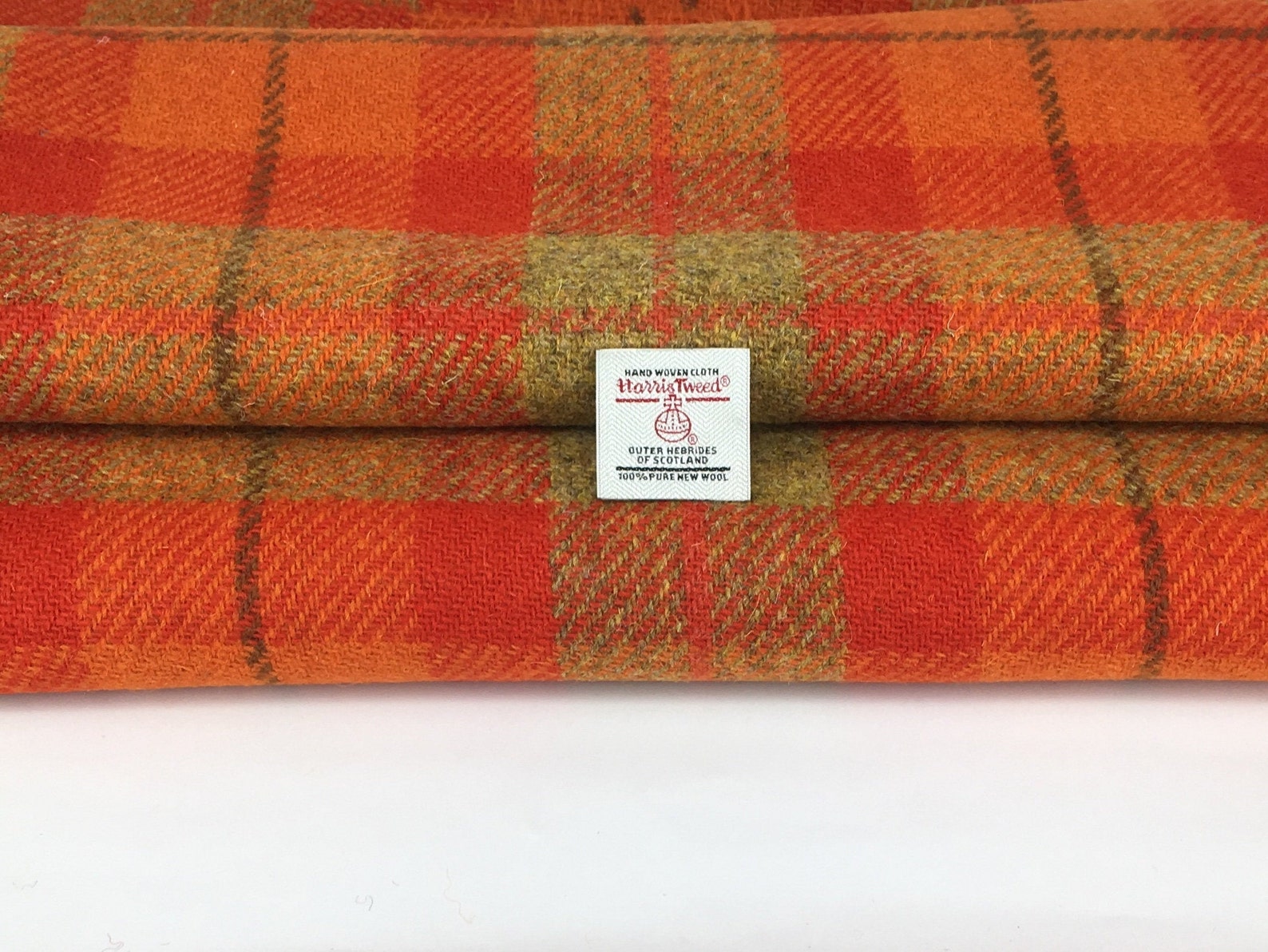 Harris Tweed Fabric And Lampshade Kit Fabric Sizes Available | Etsy