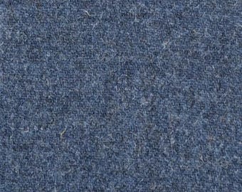 Harris Tweed Denim Blue Fabric Multipurpose Upholstery Grade 30,000 rubs