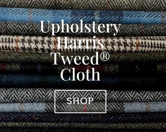 Harris Tweed Fabric Plain Fabric Upholstery and Clothing 30,000 Rubs High Abrasion Resistance