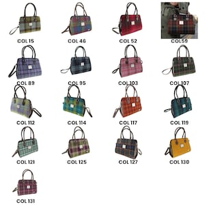 Harris Tweed Findhorn Classic Handbag with Shoulder Strap