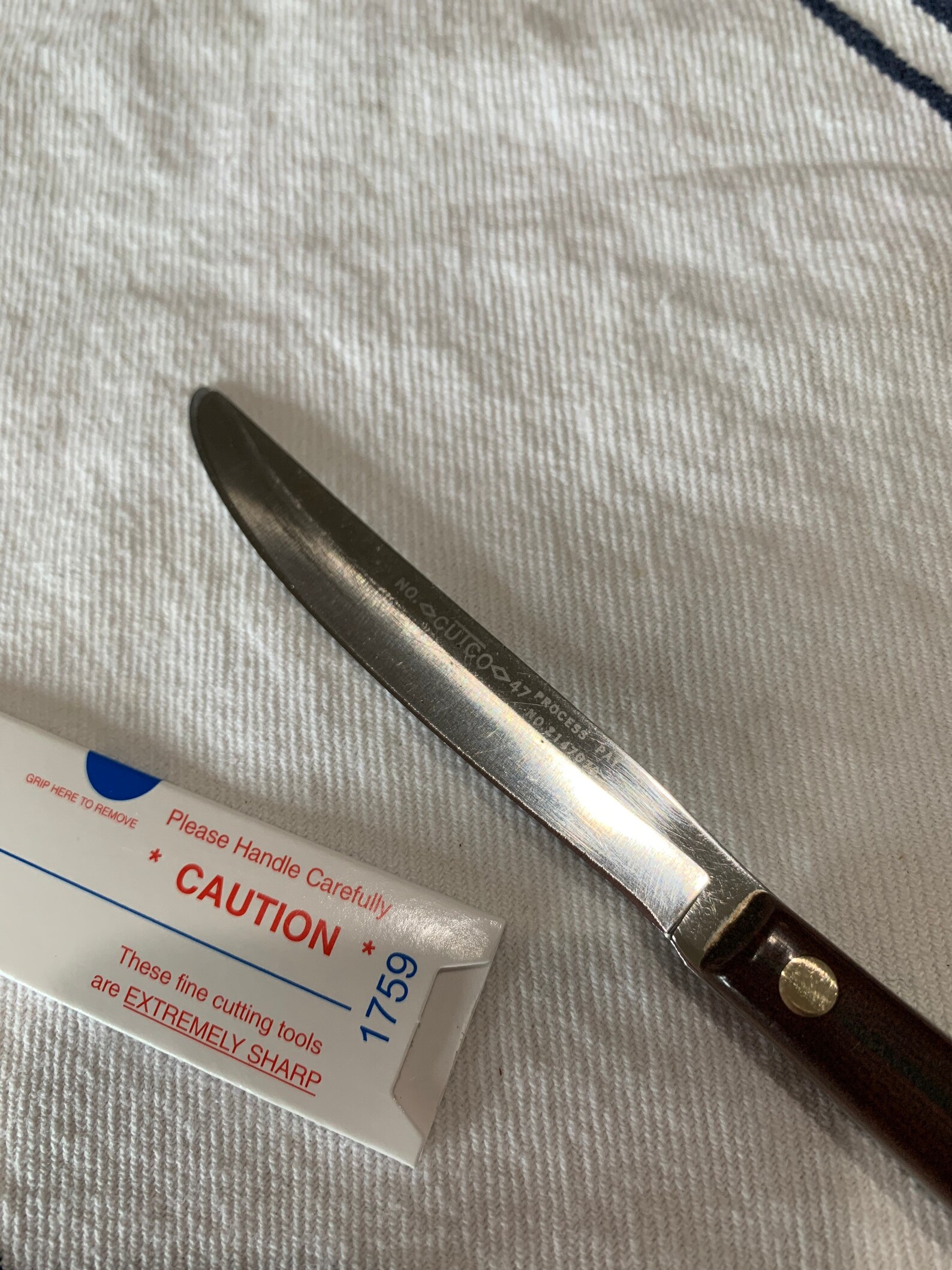 CUTCO 47 Table Steak Knife Straight Edge Classic Handle Etsy