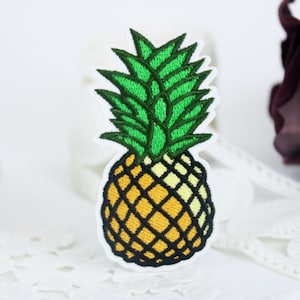 Pineapple iron on patch/embroidered patch/funny patch/applique/sew on patch