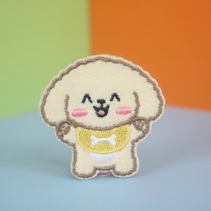 cute puppy patch, dog patch, iron on patch/embroidered patch/funny patch/applique/sew on patch