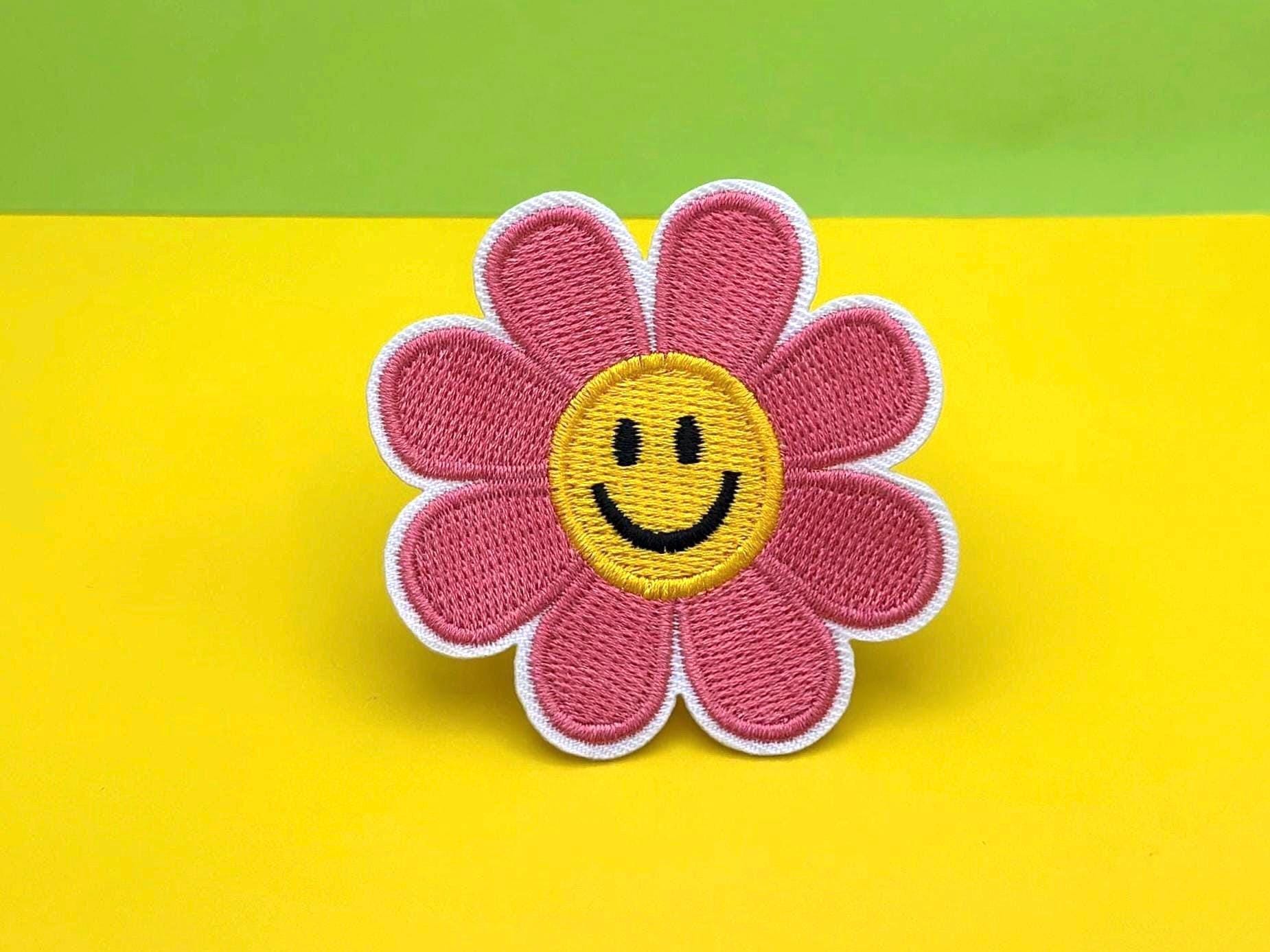 patche écusson fleur marguerite patch brodé floral