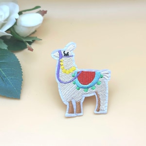 Colorful Llama Cute Alpaca Animal iron on patch/embroidered patch/funny patch/applique/sew on patch for DIY projects/jeans