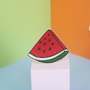 remendo de melancia delicioso, remendo para passar a ferro/remendo bordado/remendo engraçado/aplique/remendo para costurar