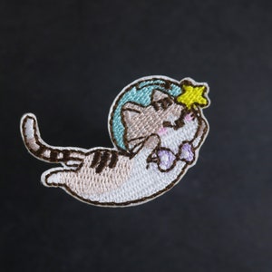 Katzen Aufnäher/Flicken zum aufnähen/ Aufnäher/ Applikation