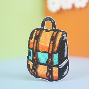 camping bag patch, backpack patch, iron on patch/embroidered patch/funny patch/applique/sew on patch