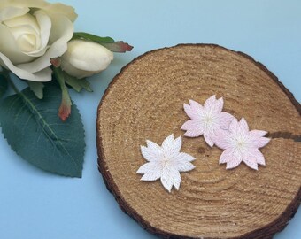 1 Par De Apliques De Flor De Renda Costurar Em Remendos | MercadoLivre