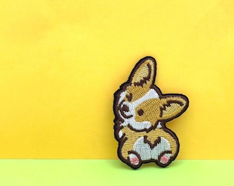 Corgis Gestickter Aufnäher zum Aufbügeln