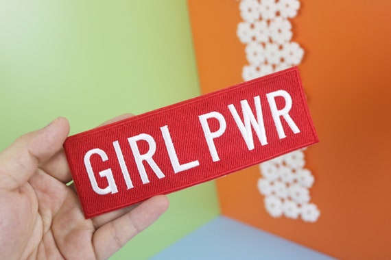 ガールパワー刺繍アイロンパッチ - Etsy 日本 ガールパワー刺繍アイロンパッチ - Etsy 日本