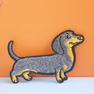 Dackel Flicken, Aufnäher für Hunde/Hunde, Aufnäher zum aufnähen/ Applikation
