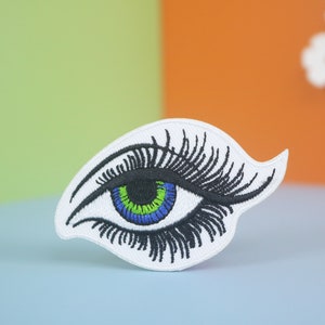 girl&#39;s eye patch, eyelash patch, iron on patch/embroidered patch/funny patch/applique/sew on patch