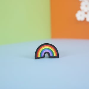 petit écusson arc-en-ciel, écusson à repasser/écusson brodé/écusson amusant/appliqué/écusson à coudre