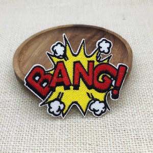 ¡BANG! Parche termoadhesivo estilo cómic - Aplicación de arte pop