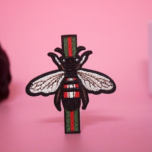 Biene Patch, Hummel Flicken, Aufnäher zum aufnähen, Aufnäher/ Applikation
