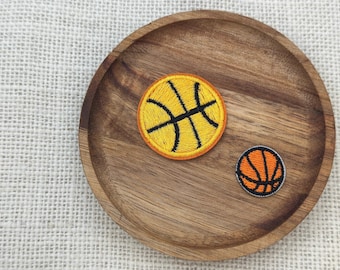 Lot de 2 écussons brodés de basket-ball : appliqués pour sports amusants