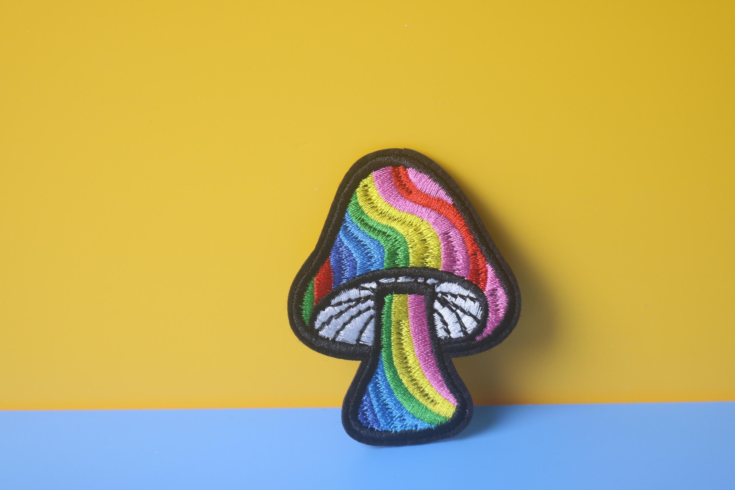 Af74 - Regenbogen Aufnäher Zum Aufbügeln Aufnähen Bügelbild Applikation