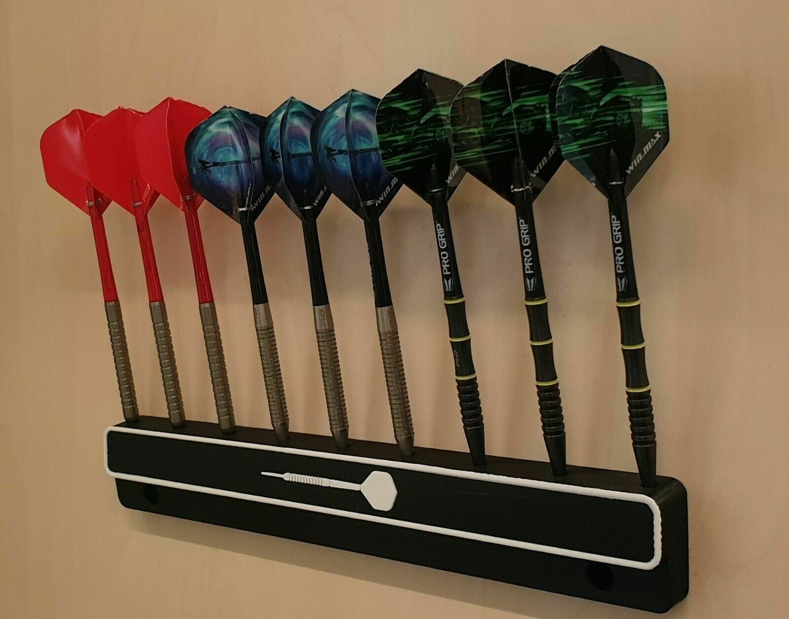 Wandhalter für Steel Darts mit Pfeil Logo Etsy