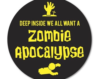 Zombie Snacks in Side Trailer Hitch Cover Plug Funny Novelty