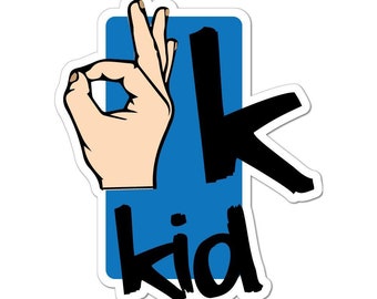 THUMBS UP Hand Gesture OK Signal Funny Car Decal Window Sticker