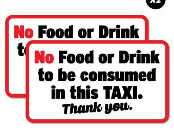 No Food or Drink  Etsy