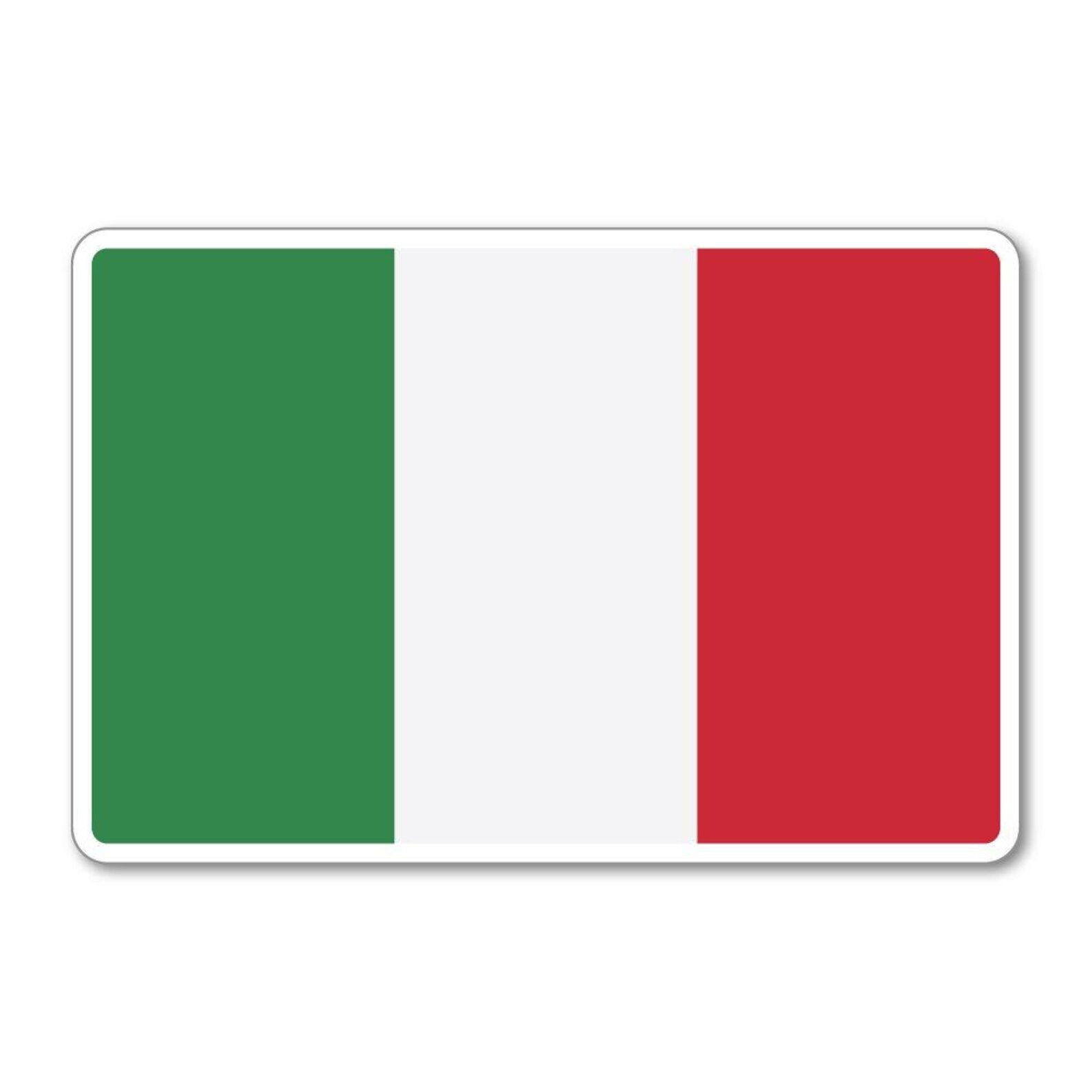 Italian Flag Sticker Decal Vintage Waterproof Luggage World - Etsy