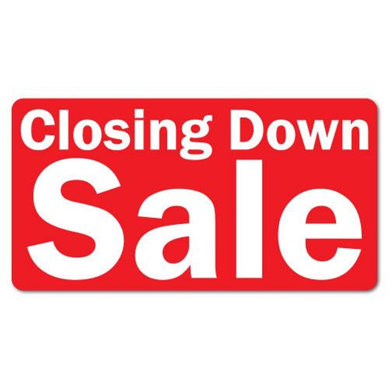 bridal shop closing down sale 2020