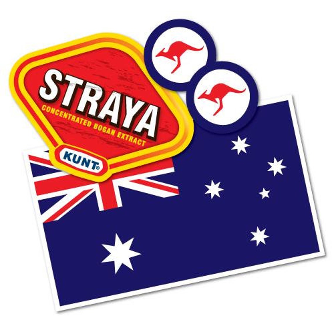 Australia Sticker Pack Australia Local Aussie Bogan Koala Vb Etsy
