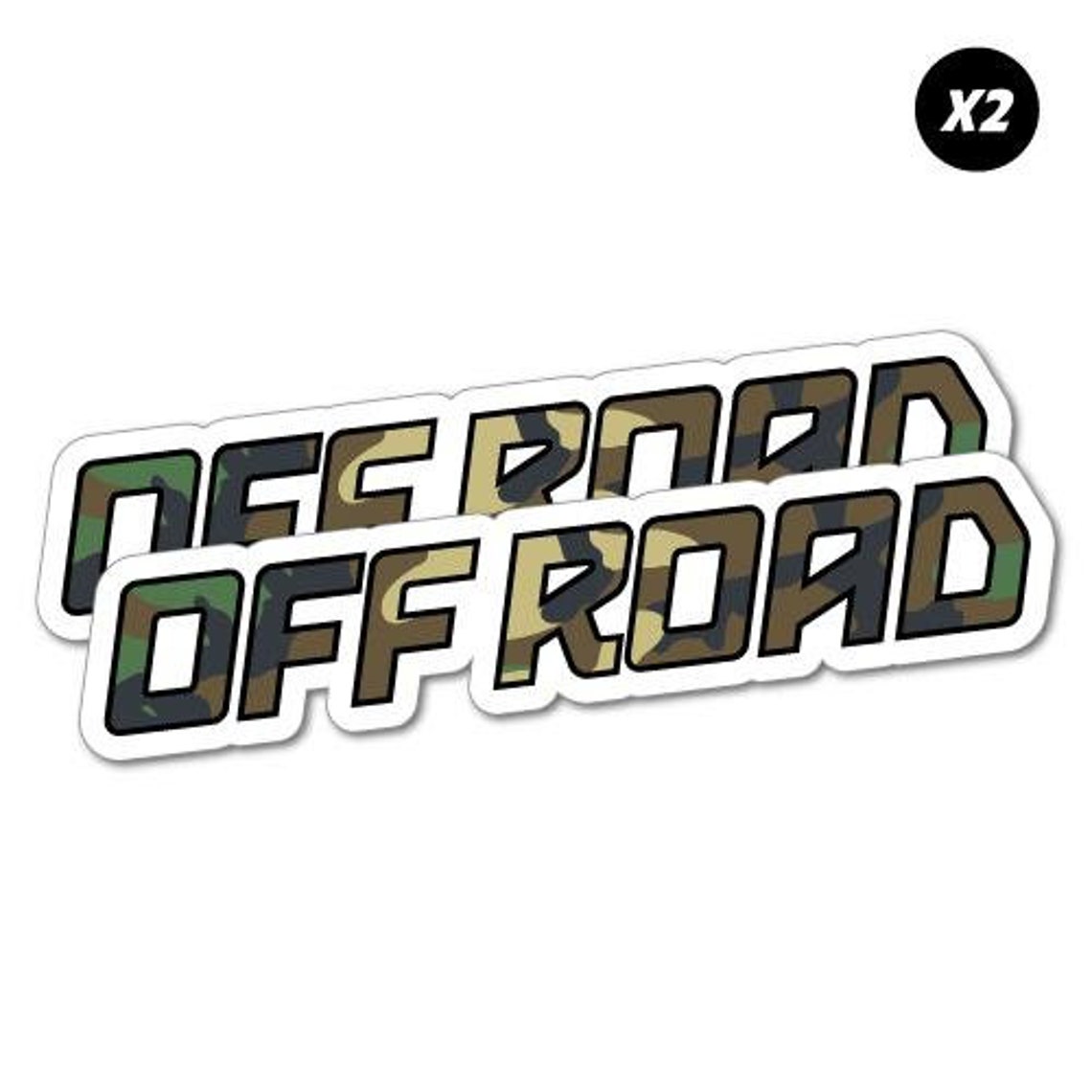 2X off Road Sticker 4X4 Funny for 4wd Landcruiser Prado Etsy