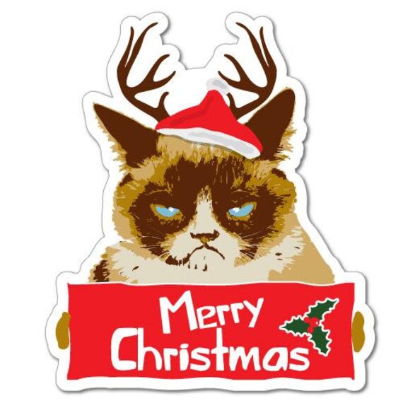 xmas grumpy cat