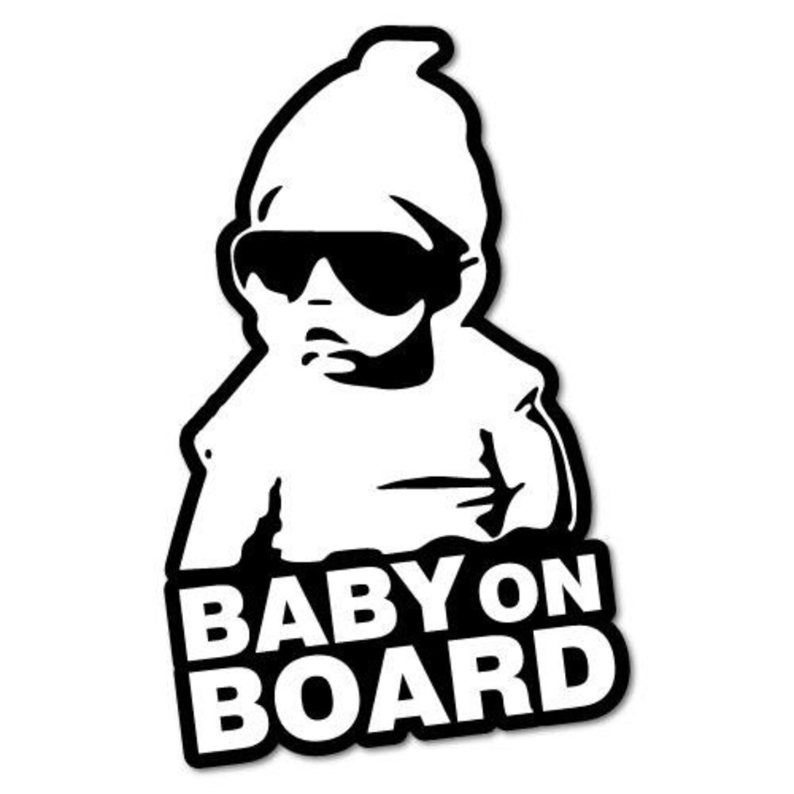 Hoodie Baby on Board Sticker Warning Label Precaution Sign Etsy Australia