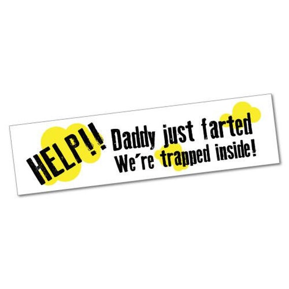 Fart Loading Funny Vinyl Sticker Waterproof Decal