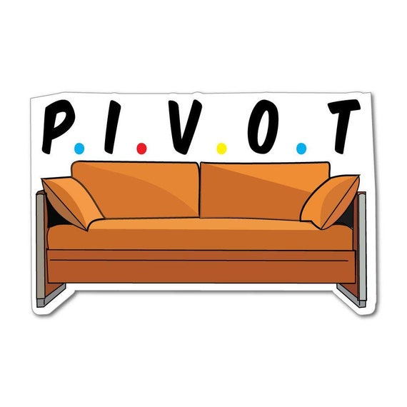 Friends Pivot Sofa Series Funny Car Sticker Decal Funny Car Etsy