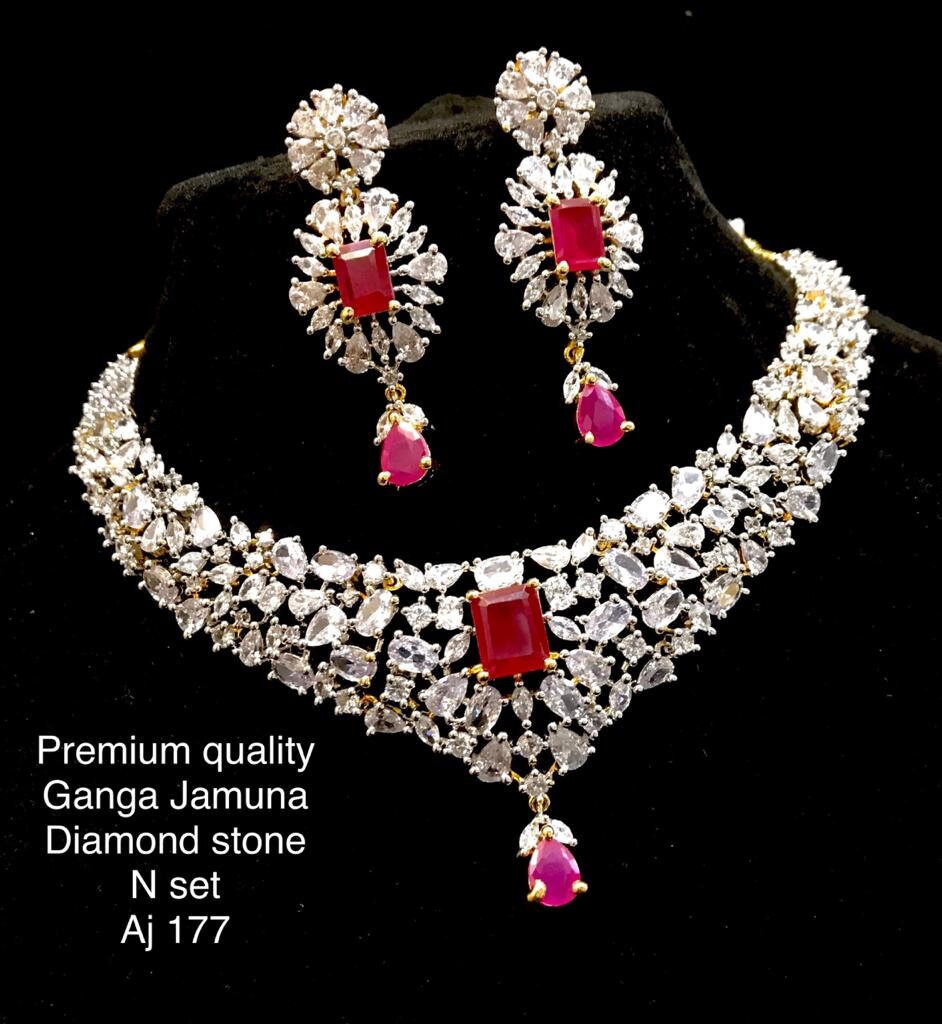Bridal Jewelry Set CZ Wedding Necklace Set bridal jewelry Etsy