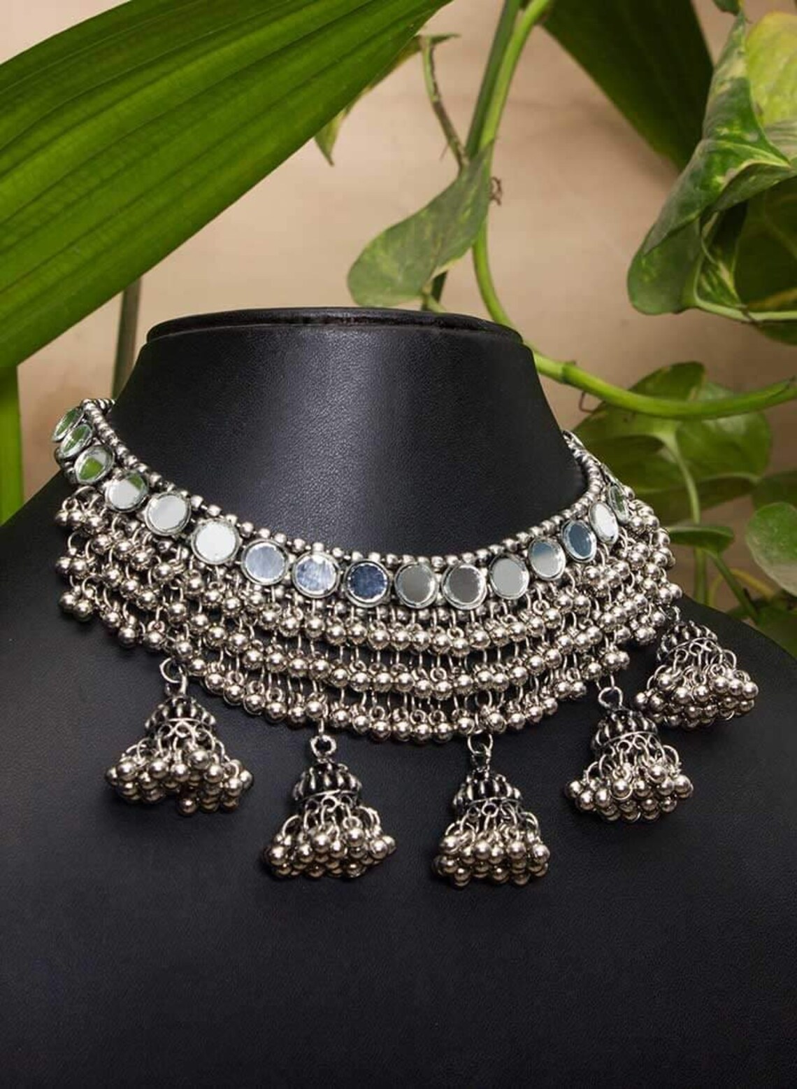 Oxidized Jewellery Indian Jewelry Traditional Jewelerysilver Etsy