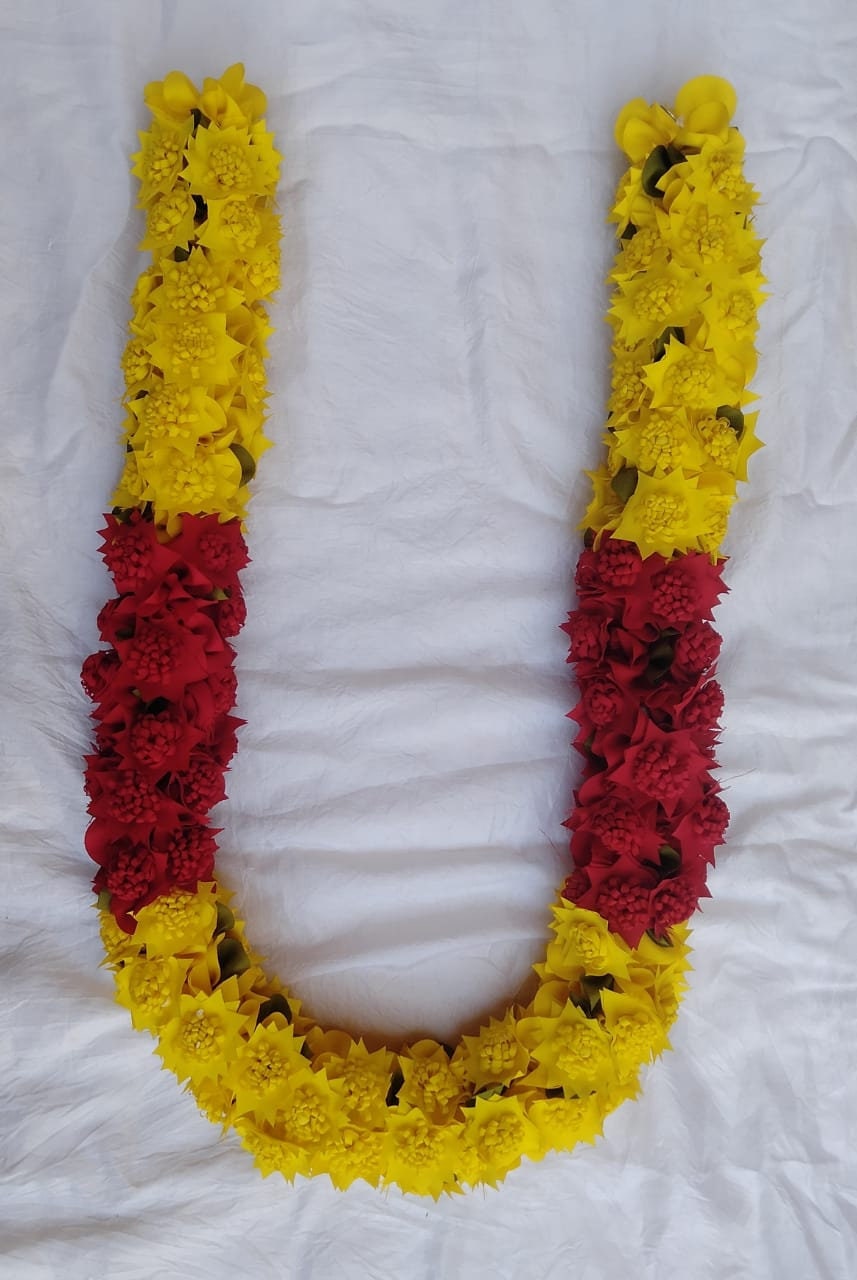 Wedding Garlands Indian Wedding Rose Garland Silk Flower Etsy