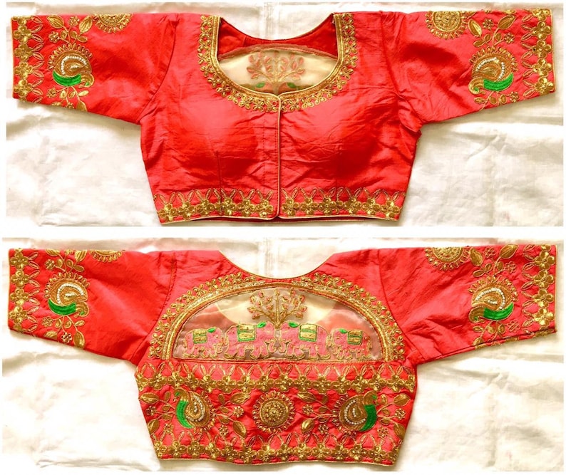 Designer Rajasthani Wedding Embroidery Readymade Blouse Party Etsy