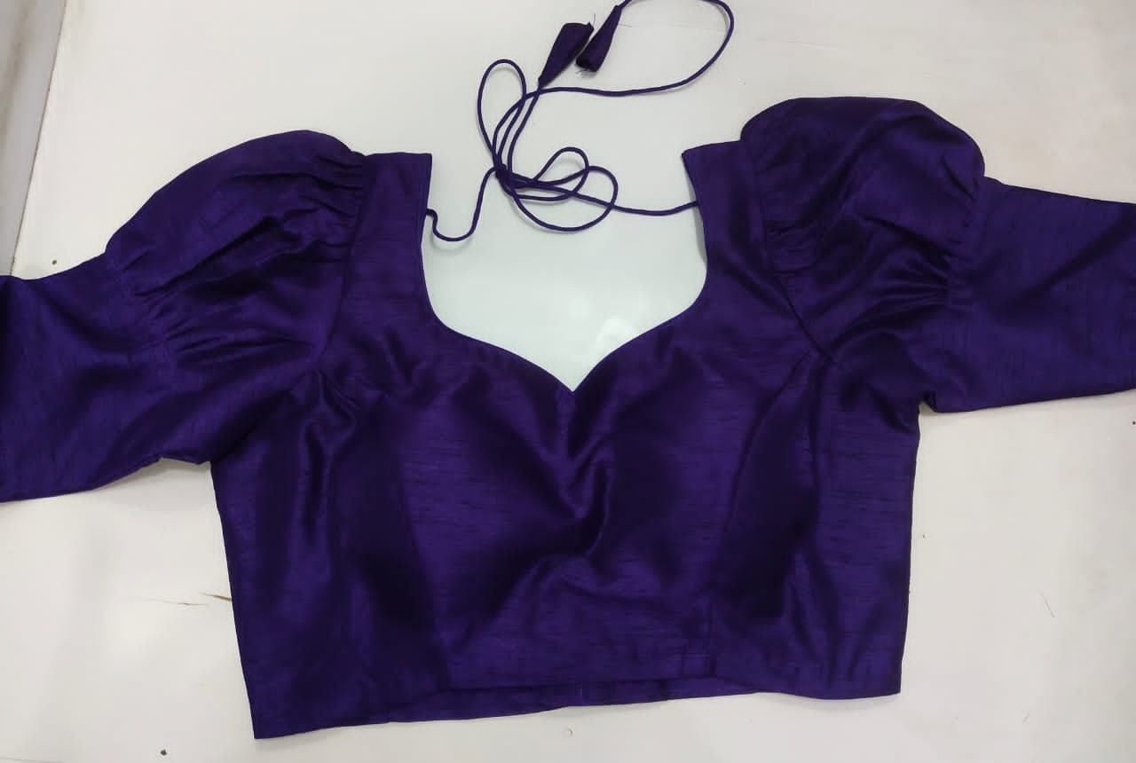 solid blouse designs