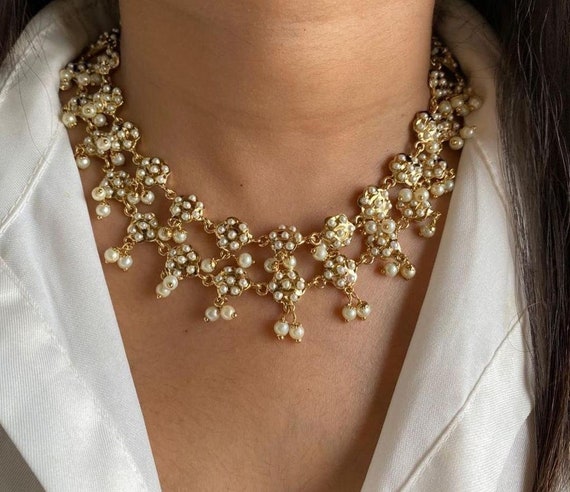 Hyderabadi set statement hyderabadi pendientes - Etsy España