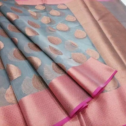 Newspaper Print Saree / Handblock Print/ Cotton Malmal Saree Etsy