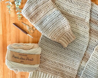 Solstice Crochet Cardigan Pattern: Beginner-Friendly PDF Download