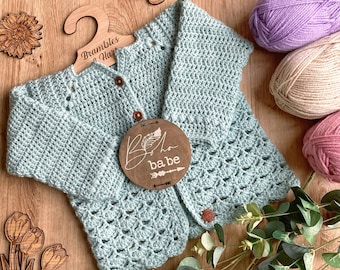 Little Aspen Crochet Cardigan Pattern: Kids Spring/Summer Cardigan (PDF Download)
