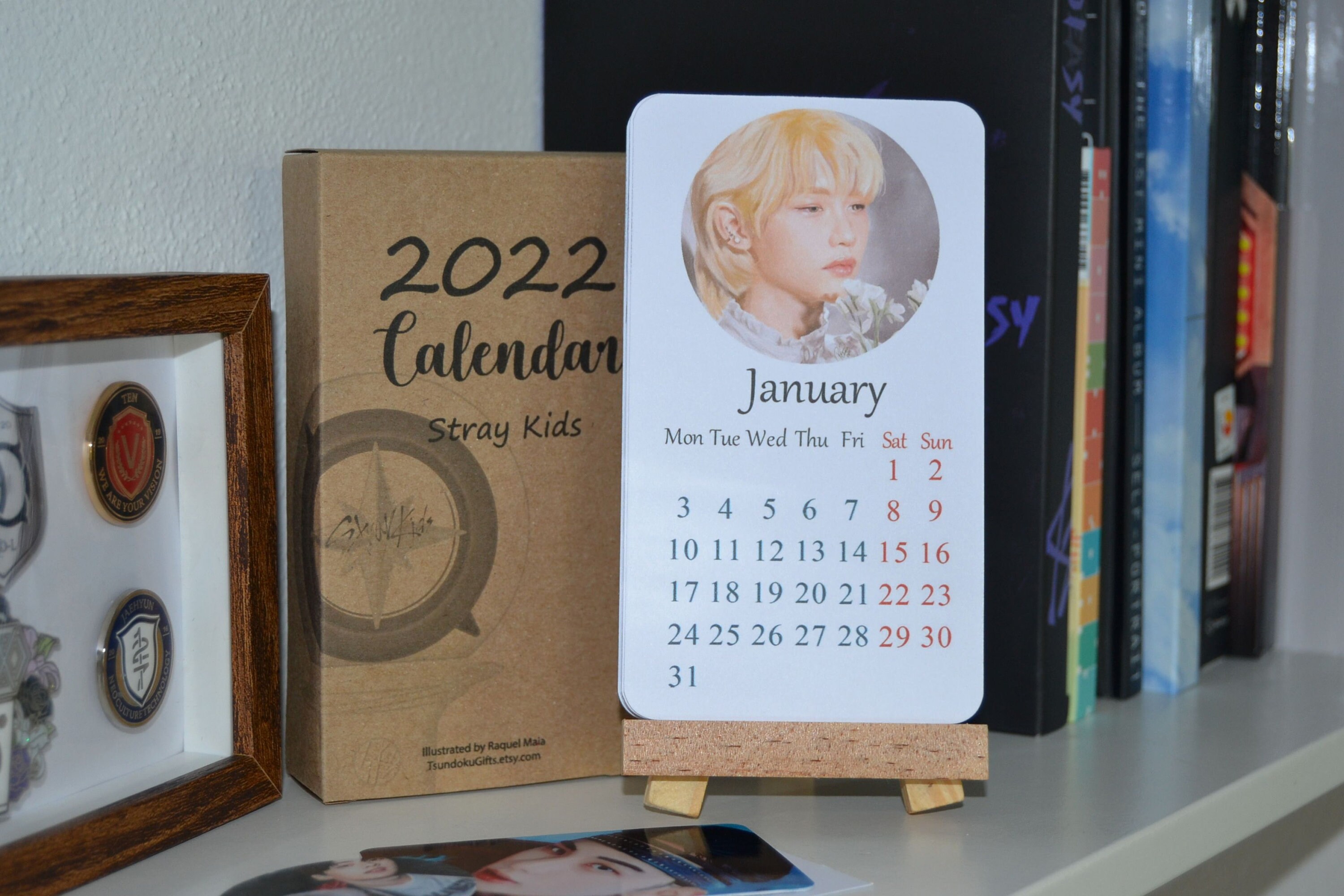 Usd 261 Calendar 2022 2023 Kpop Calendar 2022 Handmade Fanart Kpop Calendar | Etsy India