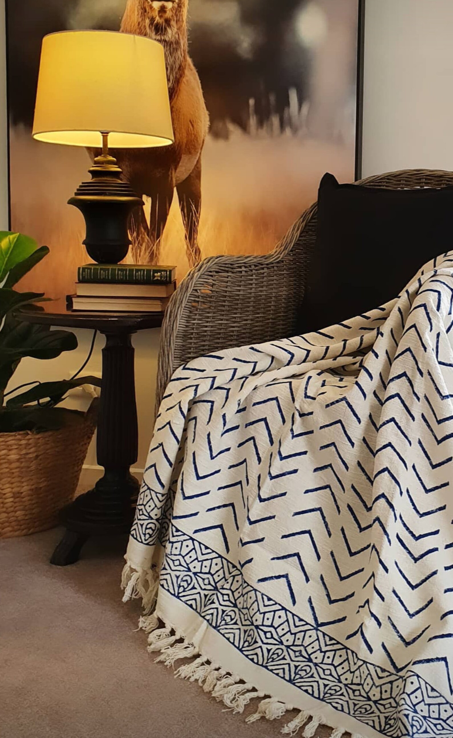 Ethnic Beach Blanket Hand Loomed woven throw Blanket Bohemian Etsy